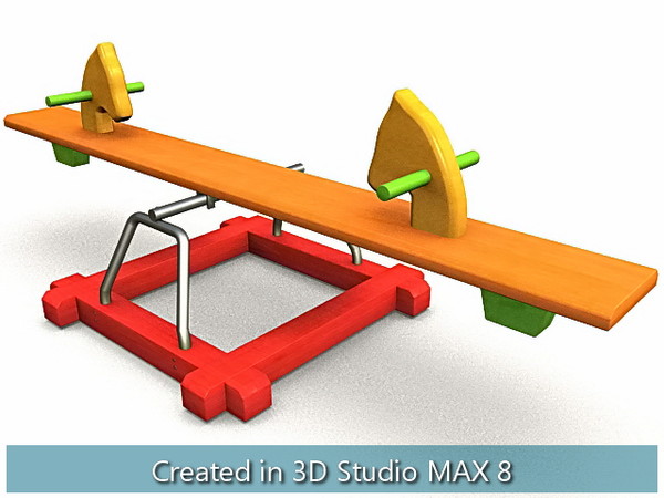 wooden toys cradle house 3d max - Wooden Toys... by I_Megaman_I